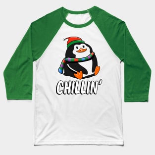 Chillin' Penguin Baseball T-Shirt